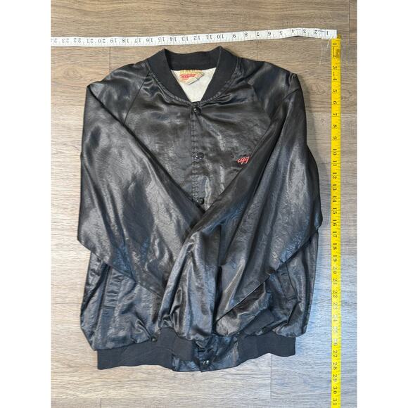 Vintage 90s Y2k Hartwell Soccer Team Bomber Jacket - Rockettes League Champs M - Picture 5 of 7